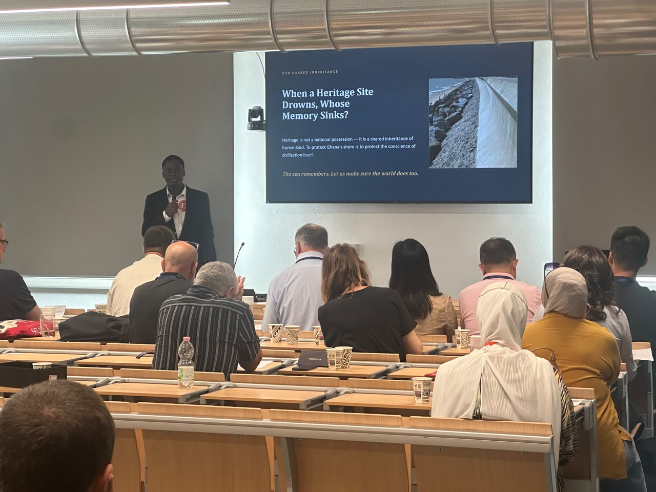 A DeepStem Hub delegate delivering a keynote at YICGG 2026